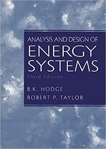 analysis and design of energy systems 3rd edition b. hodge, robert taylor 0135259738, 978-0135259733