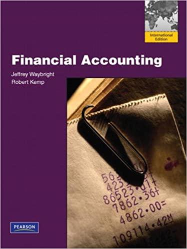 financial accounting international edition 1st edition jeffrey waybright, robert kemp 0137067798,