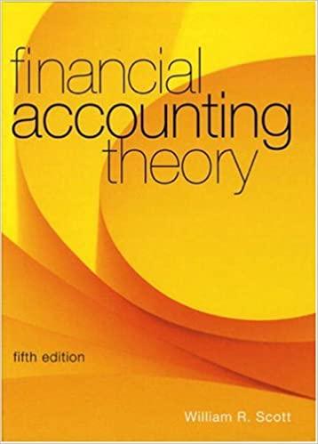 financial accounting theory 5th edition william r scott 0132072866, 978-0132072861