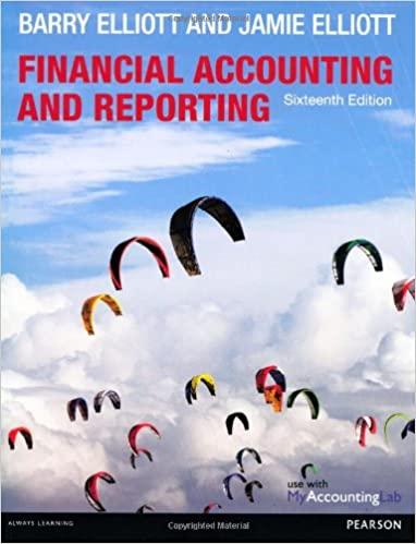 financial accounting and reporting 16th edition mr barry elliott, jamie elliott 027377817x, 978-0273778172