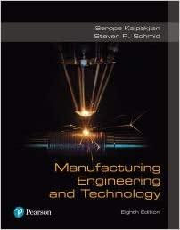 manufacturing engineering and technology 8th edition serope kalpakjian 0136681654, 978-0136681656