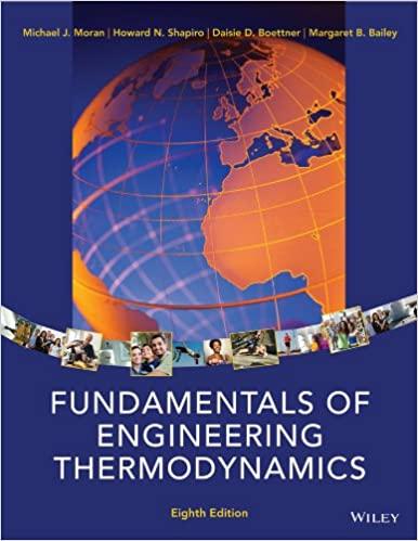 fundamentals of engineering thermodynamics 8th edition michael j. moran, howard n. shapiro, daisie d.