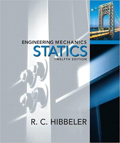 engineering mechanics statics 12th edition russell c. hibbeler 0136077900, 978-0136077909