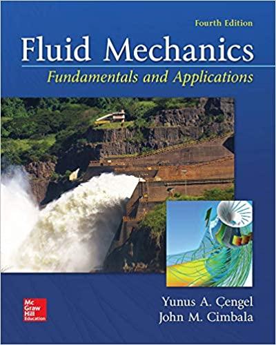 fluid mechanics fundamentals and applications 4th edition yunus cengel, john cimbala 1259696537,