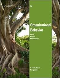 organizational behavior a south asian perspective 1st edition khandelwal & nelson 9788131518526