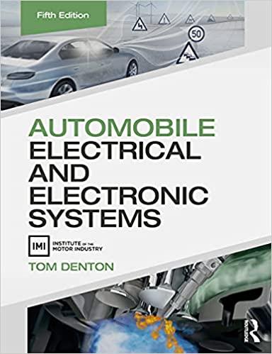 automobile electrical and electronic systems 5th edition tom denton 0415725771, 978-0415725774