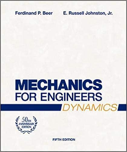 mechanics for engineers dynamics 5th edition ferdinand beer, e. johnston, ralph flori 0072464771,