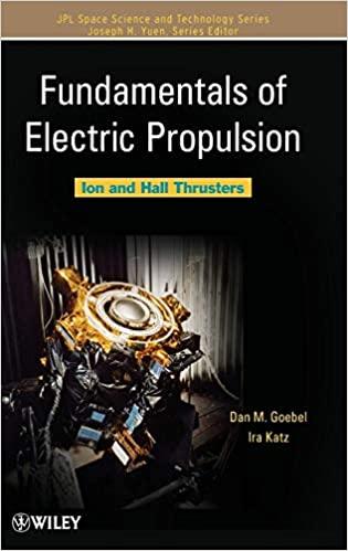 fundamentals of electric propulsion ion and hall thrusters 1st edition dan m. goebel, ira katz 0470429275,