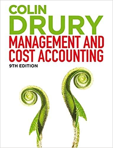 management and cost accounting 9th edition colin drury 1408093936, 978-1408093931