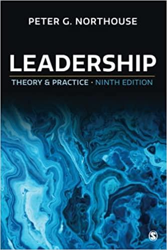 leadership theory and practice 9th edition peter g northouse 1544397569, 978-1544397566