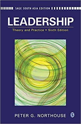 leadership theory and practice 6th edition peter g northouse 9788132110071