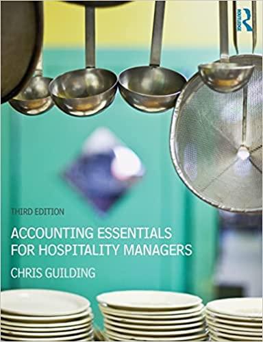 accounting essentials for hospitality managers 3rd edition chris guilding 0415841097, 978-0415841092