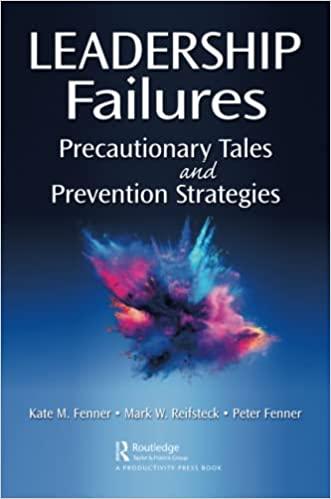 leadership failures 1st edition kate fenner, mark reifsteck, peter fenner 1032303034, 978-1032303031