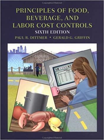 principles of food beverage and labor cost controls 6th edition paul r. dittmer, gerald g. griffin