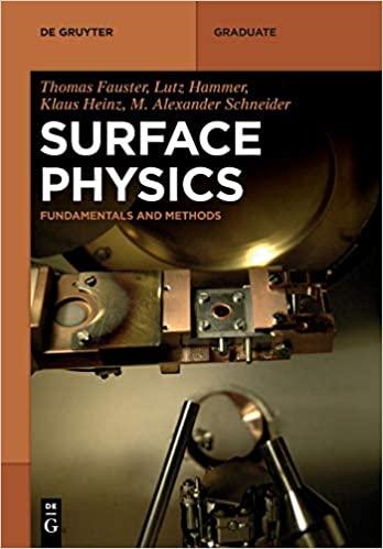 surface physics fundamentals and methods 1st edition thomas fauster, lutz hammer, klaus heinz 3110636689,