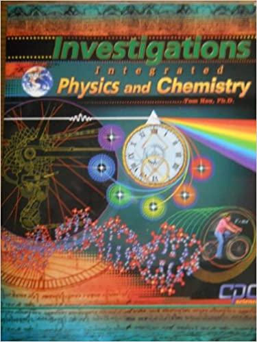 integrated physics and chemistry 2nd edition dr. hsu, tom 1588920038, 978-1588920034
