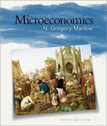 principles of microeconomics 5th edition n. gregory mankiw 9780324589986