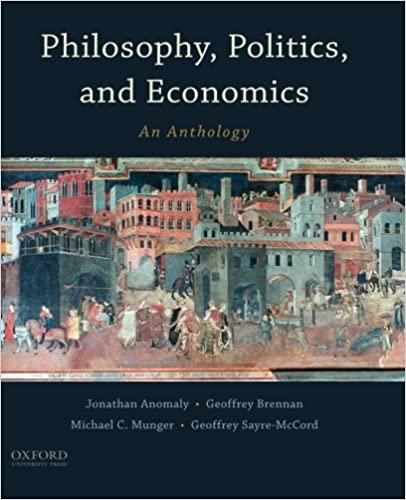 philosophy politics and economics an anthology 1st edition jonathan anomaly, geoffrey brennan, michael c.