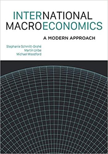 international macroeconomics a modern approach 1st edition stephanie schmitt grohe, martin uribe, michael