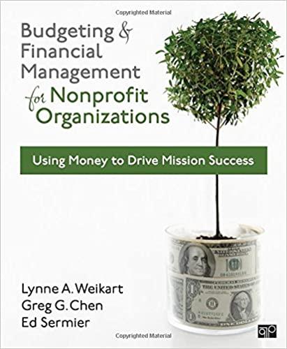 budgeting and financial management for nonprofit organizations using money to drive mission success 1st