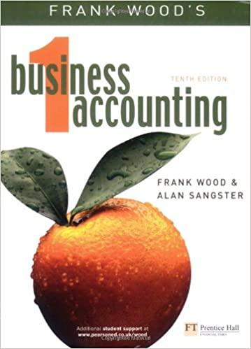 Frank Woods Business Accounting Volume 1