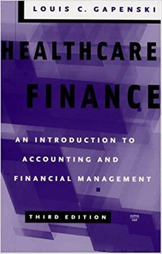 healthcare finance an introduction to accounting and financial management 3rd edition louis gapenski phd