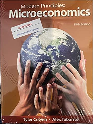 modern principles microeconomics 5th edition tyler cowen 1319245420, 978-1319245429