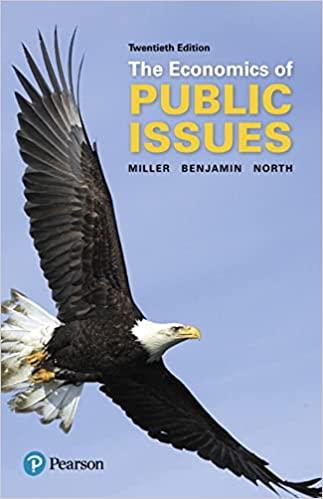 economics of public issues 20th edition roger miller 0134531981, 978-0134531984