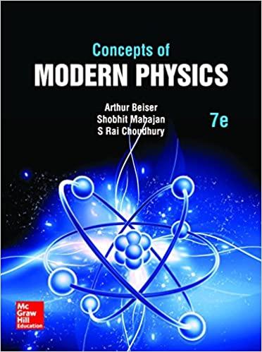 concepts of modern physics 7th edition besier 9789351341857