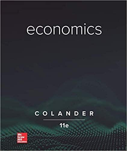 economics 11th edition david colander 1260225585, 978-1260225587