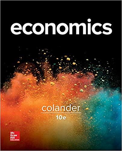 economics 10th edition david colander 1259193152, 978-1259193156