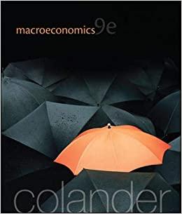 macroeconomics 9th edition david colander 0077501861, 978-0077501860