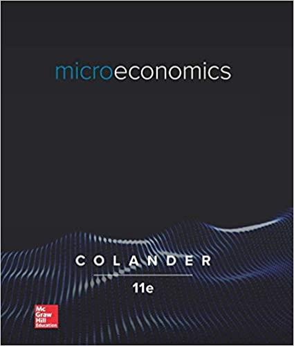 microeconomics 11th edition david colander 1260507149, 978-1260507140