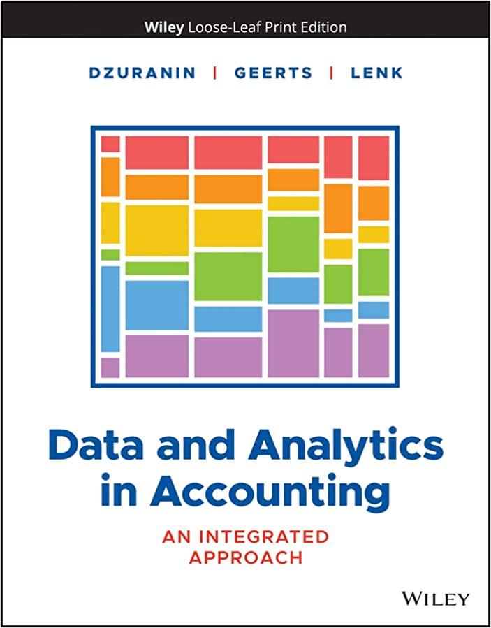 data and analytics in accounting an integrated approach 1st edition guido geerts, ann c. dzuranin, margarita