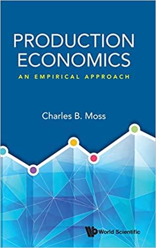 production economics an empirical approach 1st edition charles britt moss 9811238863, 978-9811238864