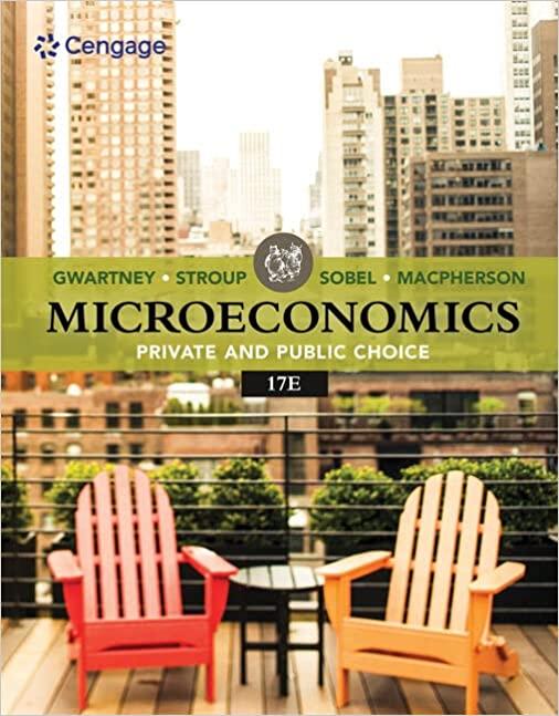 microeconomics private and public choice 17th edition james d. gwartney, richard l. stroup, russell s. sobel,