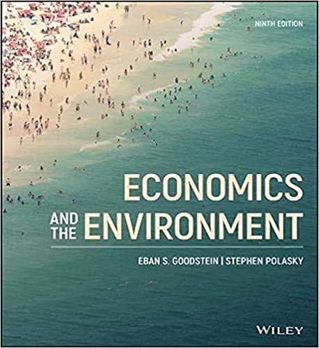 economics and the environment 9th edition eban s. goodstein, stephen polasky 1119693500, 978-1119693505