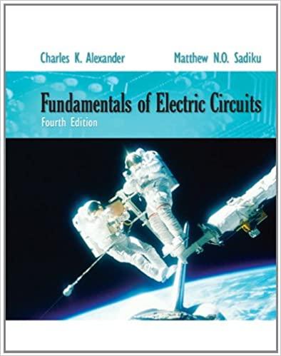 fundamentals of electric circuits 4th edition charles alexander, matthew sadiku 0077263197, 978-0077263195
