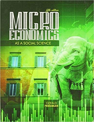 microeconomics as a social science 5th edition gerald friedman 1524966428, 978-1524966423