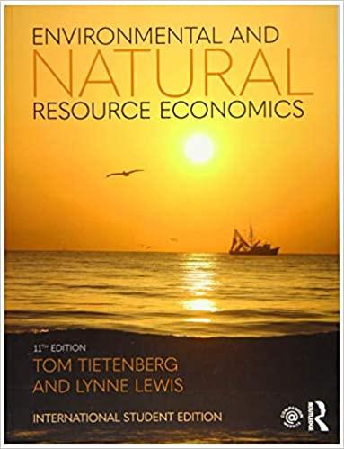 environmental and natural resource economics 11th edition thomas h. tietenberg, lynne lewis 1138632309,