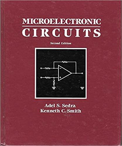 microelectronic circuits 2nd edition adel s sedra 0030073286, 978-0030073281