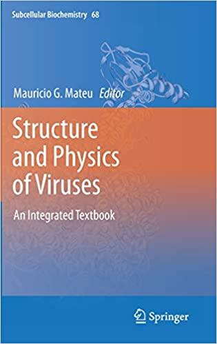 structure and physics of viruses an integrated textbook 13th edition mauricio g. mateu 9789400765511