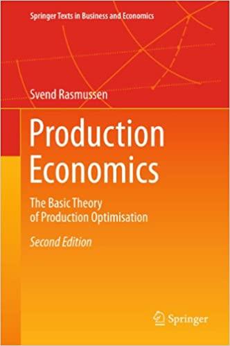 production economics 2nd edition rasmussen 9783642301995