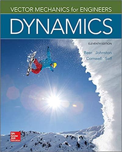vector mechanics for engineers dynamics 11th edition ferdinand beer, e. johnston, phillip cornwell, brian