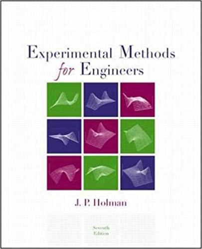 experimental methods for engineers 7th edition jack holman 0073660558, 978-0073660554