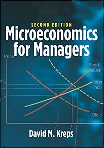microeconomics for managers 2nd edition david m kreps 0691182698, 978-0691182698