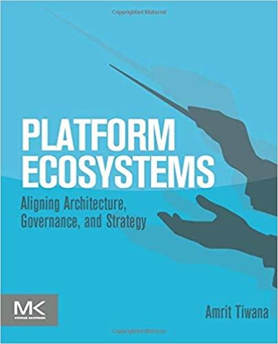 platform ecosystems aligning architecture governance and strategy 1st edition amrit tiwana 0124080669,