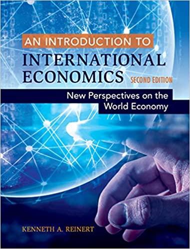 an introduction to international economics new perspectives on the world economy 2nd edition kenneth a.
