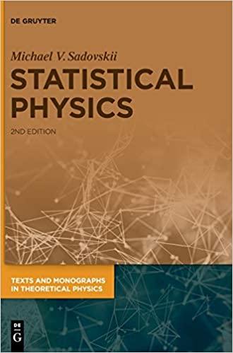 statistical physics 2nd edition michael v. sadovskii 3110645106, 978-3110645101