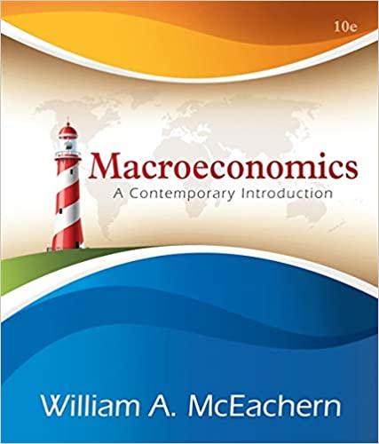 macroeconomics a contemporary introduction 10th edition william a. mceachern 1133188133, 978-1133188131